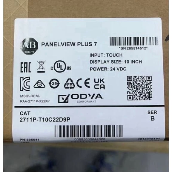 Allen Bradley 2711P-T10C22D9P PanelView Plus 7 Graphic Terminal UPS Shipping