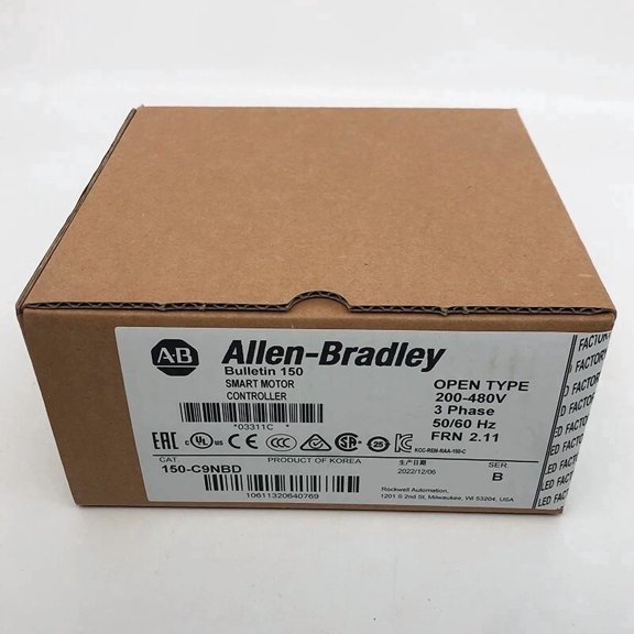 Allen Bradley Factory Sealed 150-C9NBD SMC-3 9A Smart Motor Controller