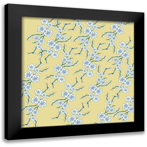 Allen, Candace 12x12 Black Modern Framed Museum Art Print Titled - Kimono Quilt Asia 1
