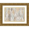 thumbnail image 1 of Allen, Candace 14x11 Gold Ornate Wood Framed with Double Matting Museum Art Print Titled - Live Inspiration 3, 1 of 4