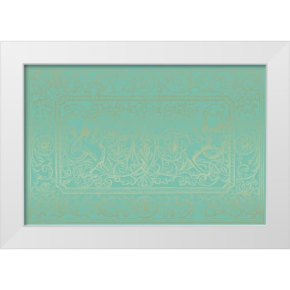 Allen, Candace 14x11 White Modern Wood Framed Museum Art Print Titled - Chinois Pattern 2