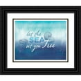 thumbnail image 1 of Allen, Candace 14x12 Black Ornate Wood Framed with Double Matting Museum Art Print Titled - Watercolor Coast 3, 1 of 4