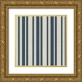 thumbnail image 1 of Allen, Candace 15x15 Gold Ornate Wood Framed with Double Matting Museum Art Print Titled - Nautical Navy Stripe 1, 1 of 4