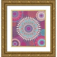 thumbnail image 1 of Allen, Candace 15x16 Gold Ornate Wood Framed with Double Matting Museum Art Print Titled - Boho Spheres 3, 1 of 4