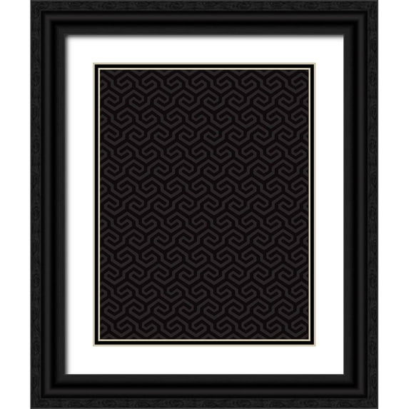 Allen, Candace 15x18 Black Ornate Wood Framed with Double Matting Museum Art Print Titled - Modern Drama Fleur GEO 2