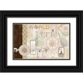thumbnail image 1 of Allen, Candace 18x13 Black Ornate Wood Framed with Double Matting Museum Art Print Titled - World Atlas 1, 1 of 4