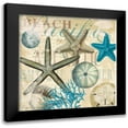 thumbnail image 1 of Allen, Candace 20x20 Black Modern Framed Museum Art Print Titled - Beach Shells R1, 1 of 5