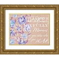 thumbnail image 1 of Allen, Candace 32x26 Gold Ornate Wood Framed with Double Matting Museum Art Print Titled - Inspired Words, 1 of 4