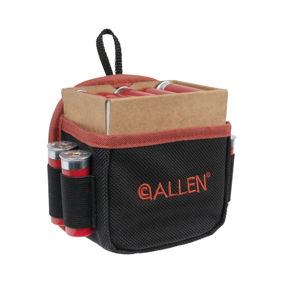 Allen Company 12 Gauge Shell Ammo Holder, Holds Box of 25 Shells, Black, Polyester, 1