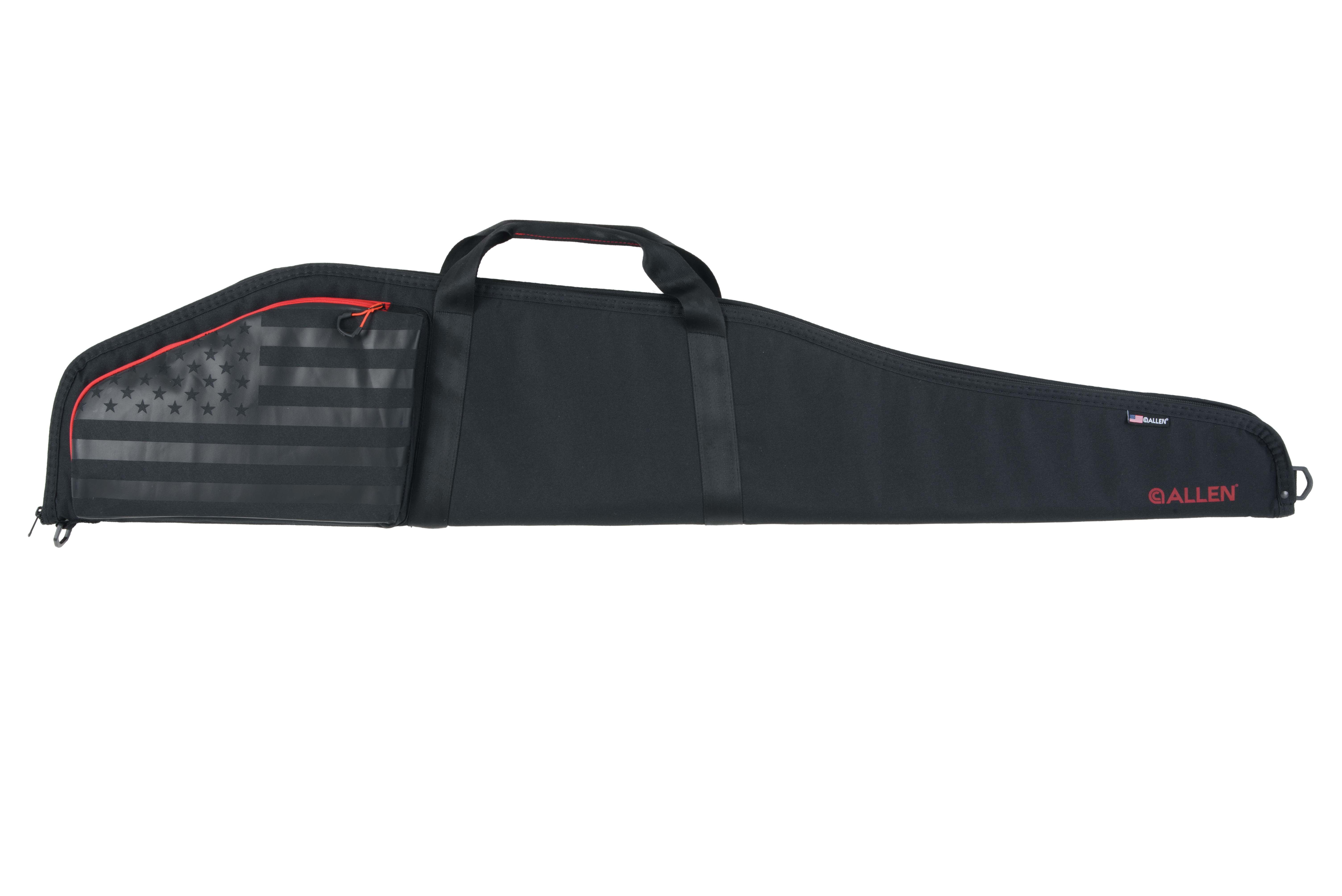 Allen Company 48 In Lincoln Lockable Gun Case, Black with Flag
