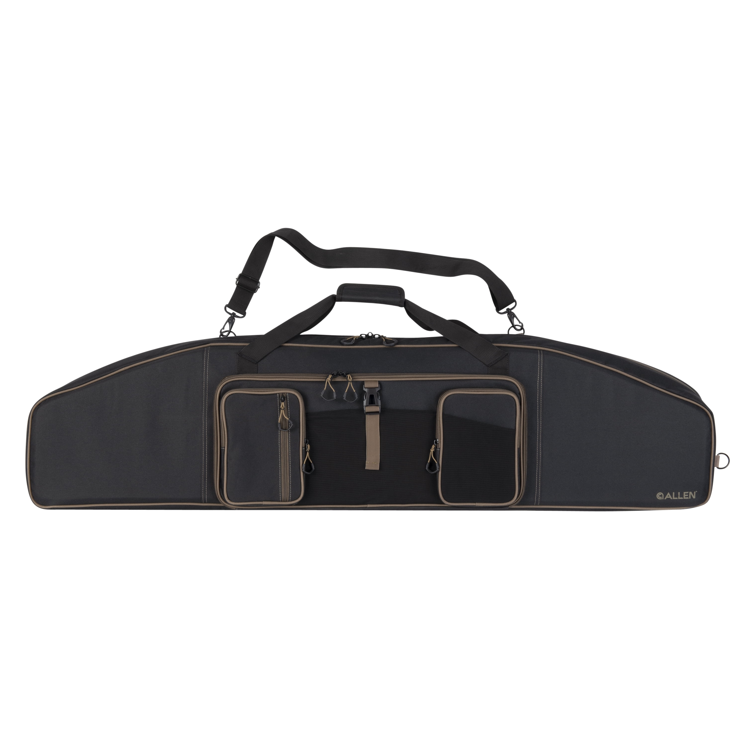 Allen Company 50" Tower Double Rifle Gun Case, Black, Polyester, Model 123-50