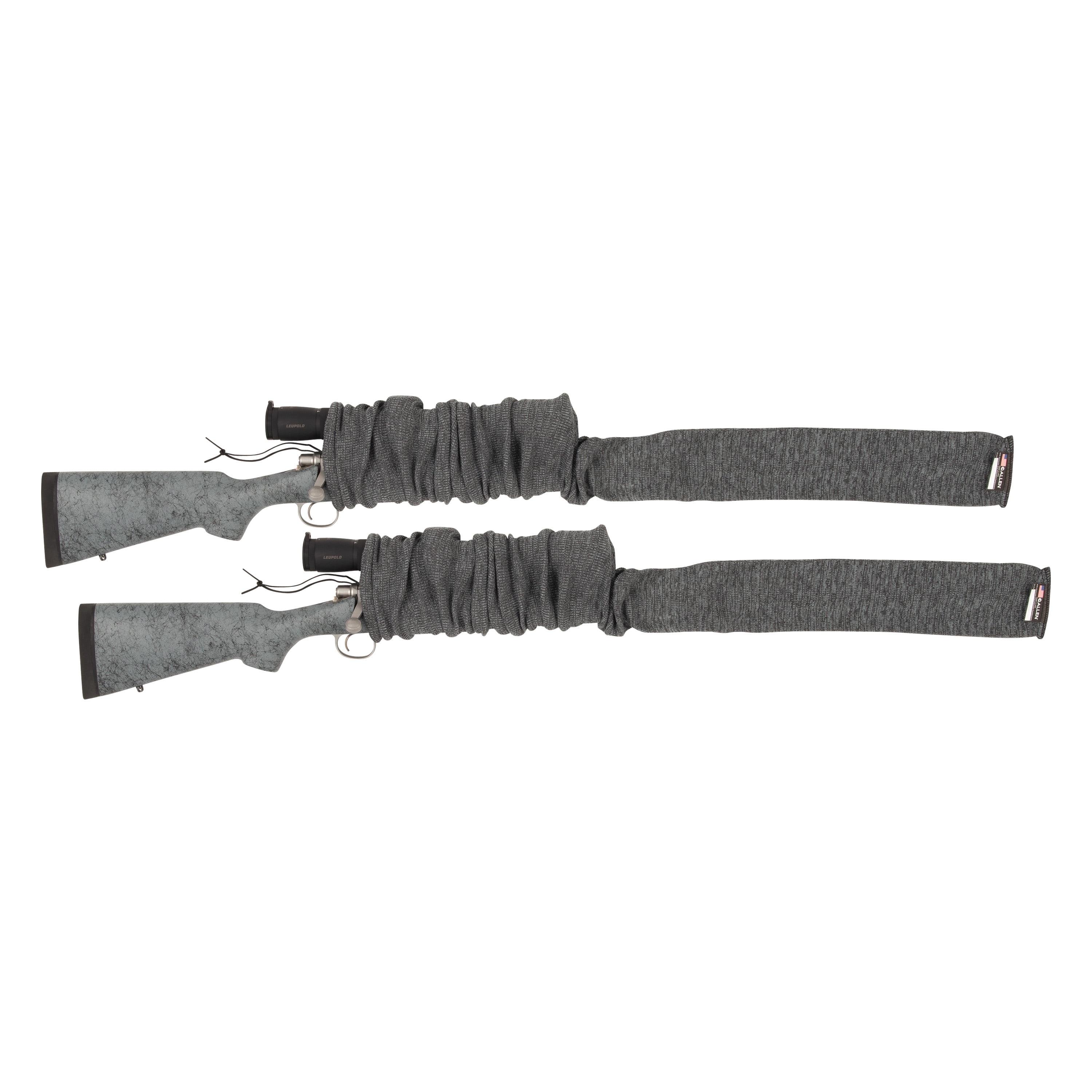 Allen Company 52" Firearm Sock, Extra Wide, 2-Pack, Heather Gray