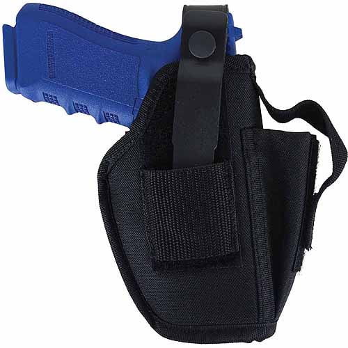 Allen Company Ambidextrous Semi Automatic Handgun Holster, Large 4.5" To 5" Barrel Length, Black, Model 44503