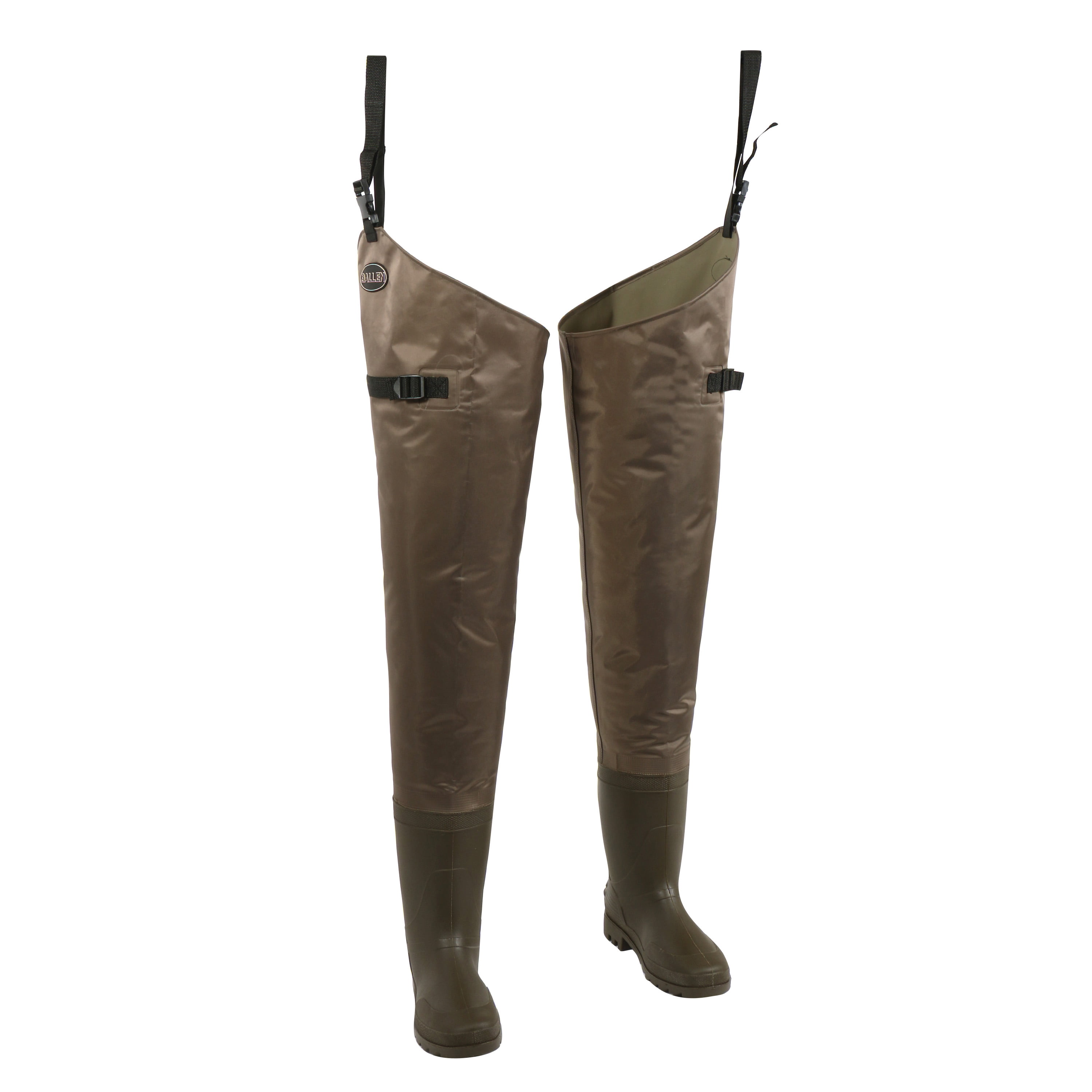 Allen Company Black River Hip Fishing Waders, Size 7, Chocolate Brown 
