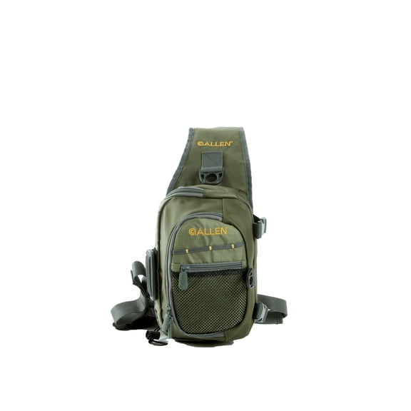 Allen Company Cedar Creek Fly Fishing Sling Pack, Fits 4 Boxes, Green