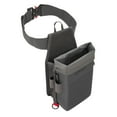 thumbnail interactive-video image 1 of Allen Company Competitor Double Compartment Molded Shell Bag, Gray, Adjustable Belt, 1 of 15