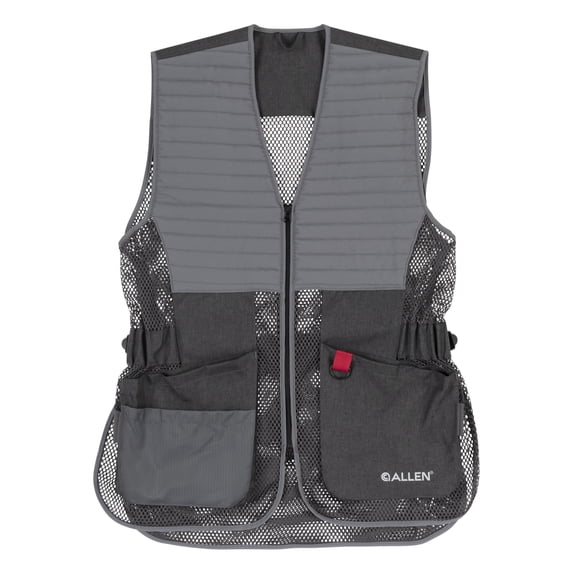 Allen Company Competitor Shooting Vest, Fits M/L, Gray