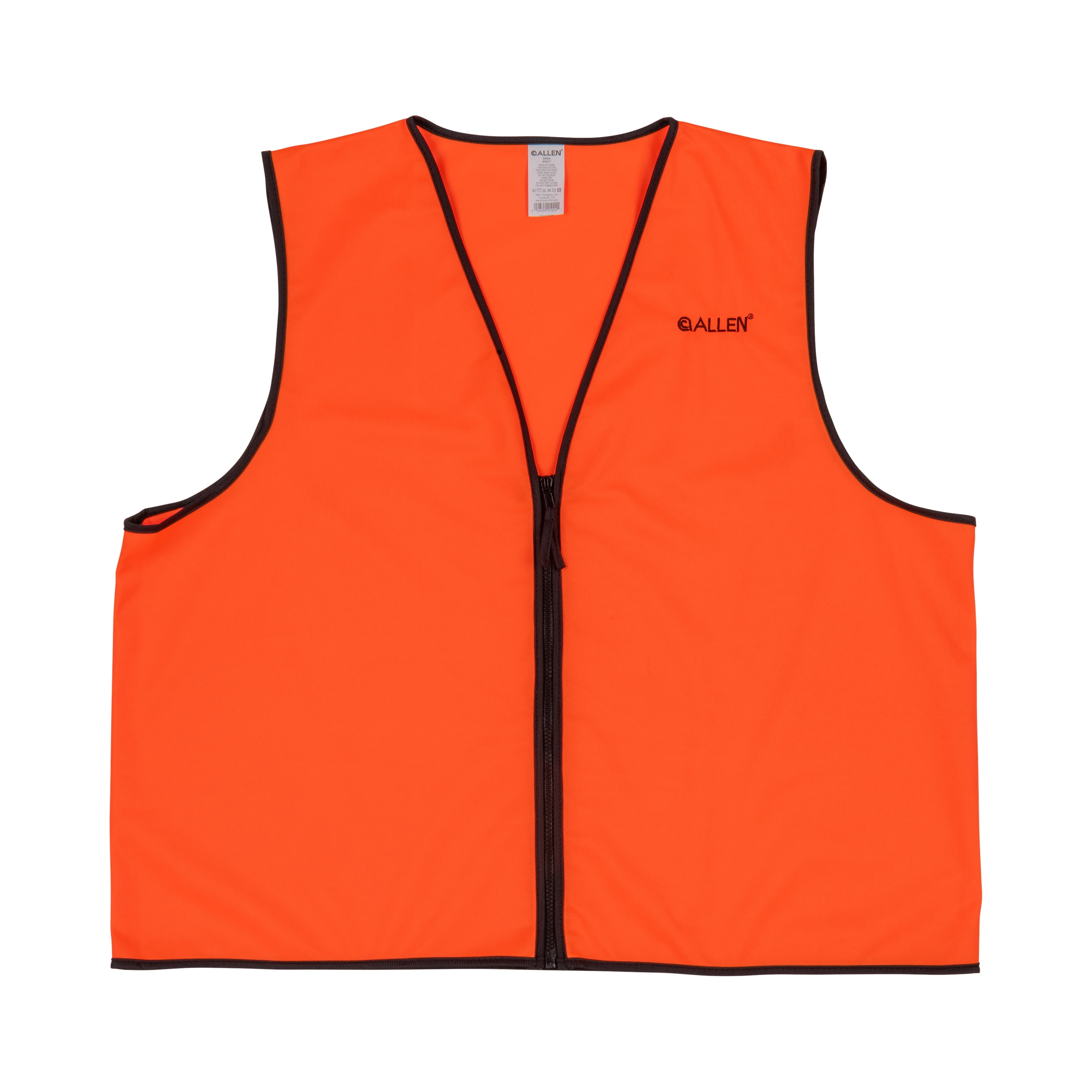 Allen Company Deluxe Blaze Orange Hunting Vest XL Zipper Closure Unisex Model 2055A Walmart