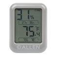 thumbnail image 1 of Allen Company Digital Electronic Hygrometer, Gray, Includes 1 AAA Battery, Fahrenheit & Celsius Measurements, 1 of 14