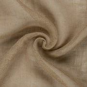 Allen Company Folded & Precut Jute Burlap with Gold Tinseling Craft Fabric, 46"W x 2-Yards, Gold Tinsel