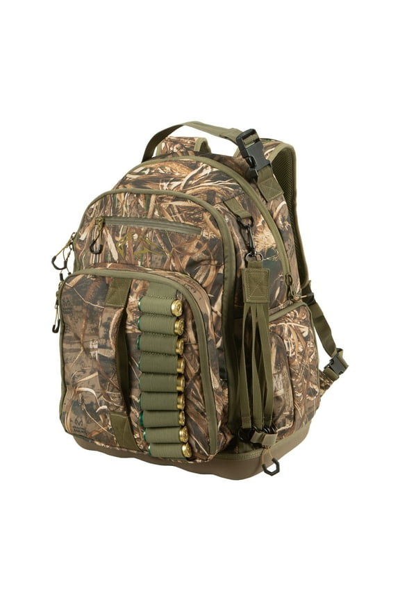 Gear Fit Pursuit Punisher Camo Waterfowl Hunting Backpack For Men And Women - 12,20-Gauge And Bow Carry Bag - Holds Shooting Accessories And Camping Gear - Realtree Max-5