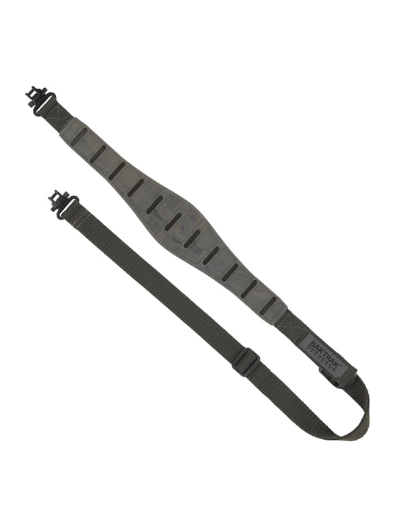 Kling Gun Sling, Gray, Adjustable up to 39.5 in, Silicone Rubber, 39.5" x 2" x 0.5"