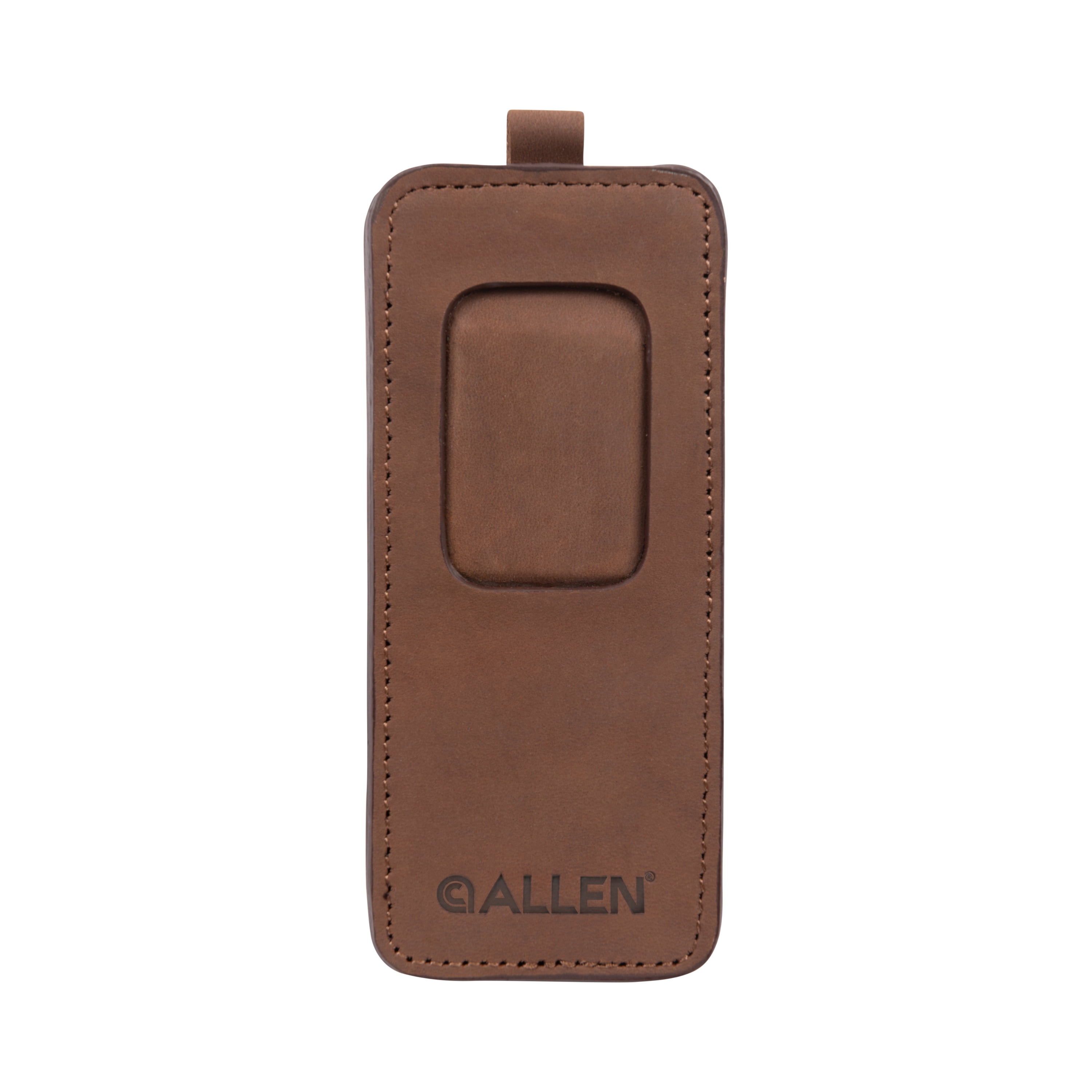 Allen Company Leather Magnetic Barrel Rest, Ambidextrous Shotgun Barrel Rest, Brown, 8870A