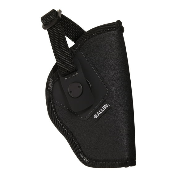Allen Company Magnetic Quick Release Firearm Hip Holster, 4"-5," Black, Polyester, 0.26 lb