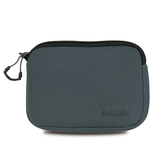 Allen Company Neoprene Pistol Pouch, Compact Handguns up to 7 In, Charcoal