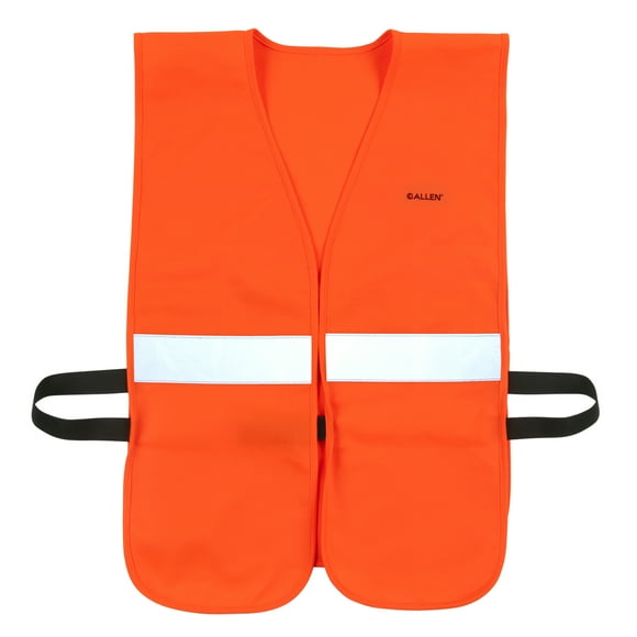 Allen Company Reflective Safety Vest, Blaze Orange, One Size Fits Most, Adult