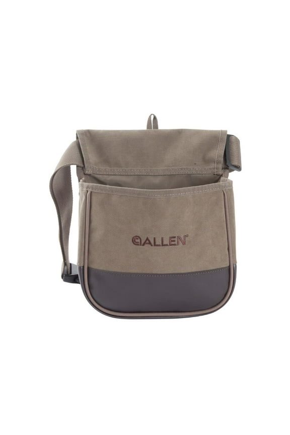 Select Canvas Double Compartment Shell Bag, Olive Drab