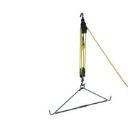 Allen Company Steel Gambrel Kit - 500 Pound Capacity Manual Hoist - Collapsible Design