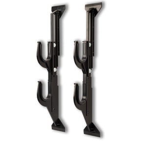 Allen Company Truck Gun Rack for Rear Window - Holds Two Shotguns, Rifles, Bows, or Tools, Black