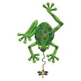 thumbnail image 1 of Allen Designs ADC106 Frog & Fly Pendulum Wall Clock 14", 1 of 1