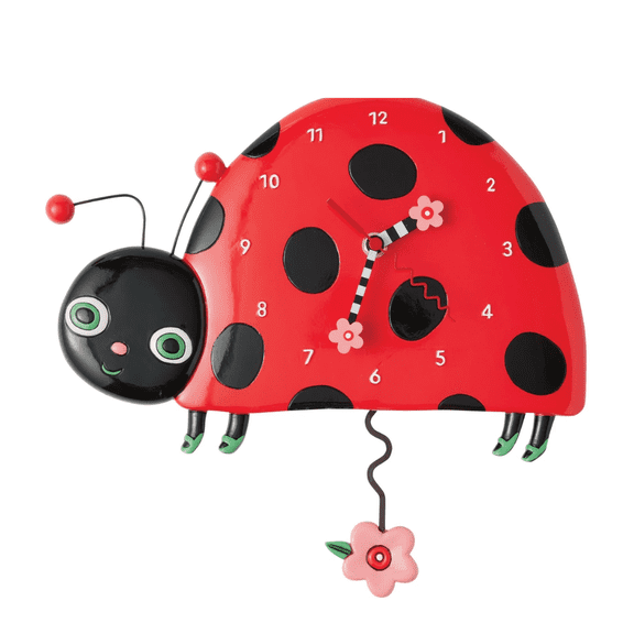Allen Designs Ladybug Dotty Clock