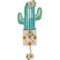 thumbnail image 1 of Allen Designs P1856 Whimsical Cactus Pendulum Wall Clock Desert Bloom, 1 of 2