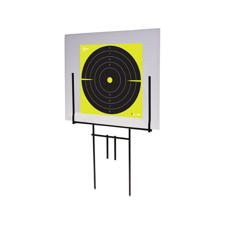 ALLEN EZ-Aim Portable Range Target Stand, Steel Frame, Coroplast