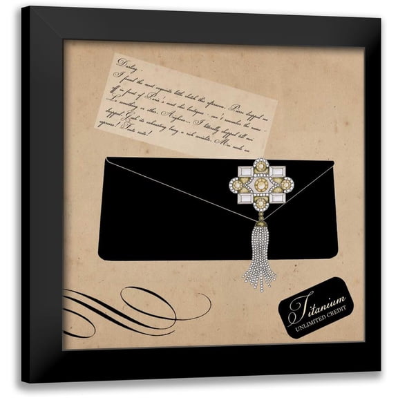 Allen, Elizabeth 15x15 Black Modern Framed Museum Art Print Titled - Hello Darling 3