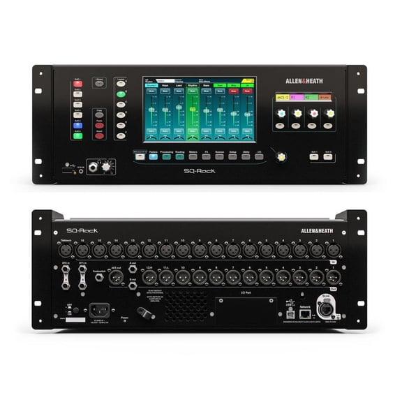 Allen & Heath SQ-Rack 48 Channel / 36 Bus & 96 kHz Rackmount Digital Mixer