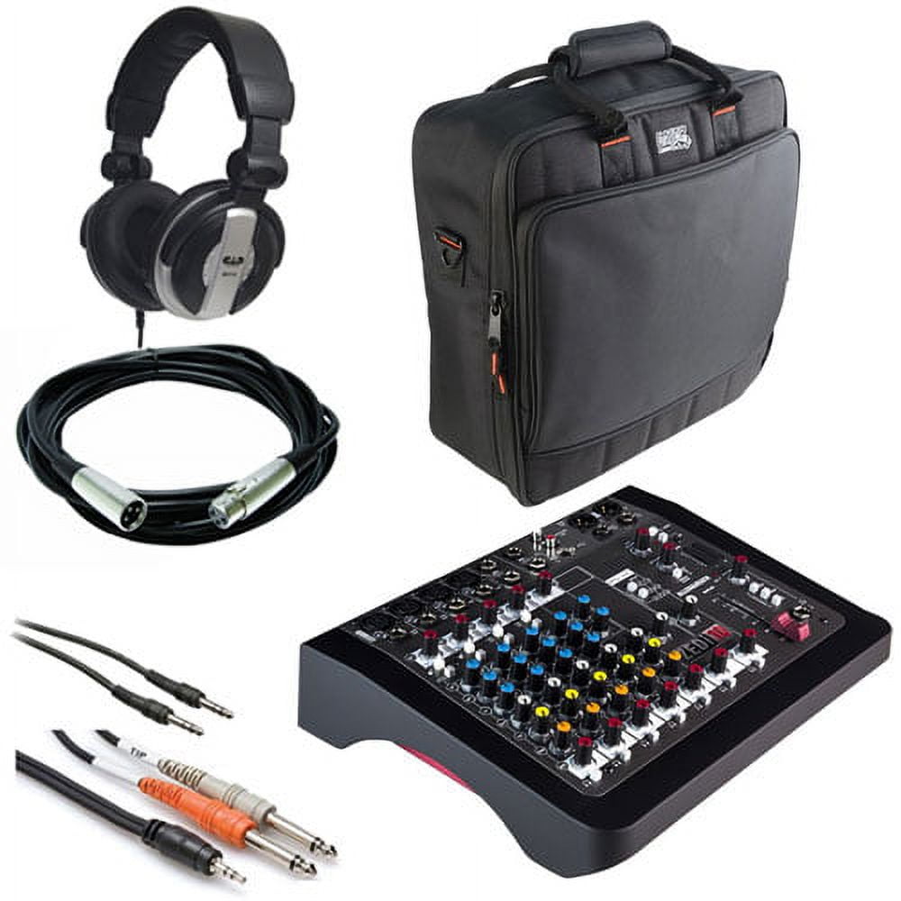 Cable　G-MIXERBAG　Stereo　Allen　＆　Hybrid　ZEDi-10FX　Heath　Cable　Compact　Cases　Instrument　Mic　Interface　XLR　Cable-　Gator　Mixer/USB　＆　Headphone