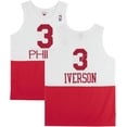 thumbnail image 1 of Allen Iverson Philadelphia 76ers Autographed Red & White 2003-04 Mitchell & Ness Authentic Jersey - Fanatics Authentic Certified, 1 of 4