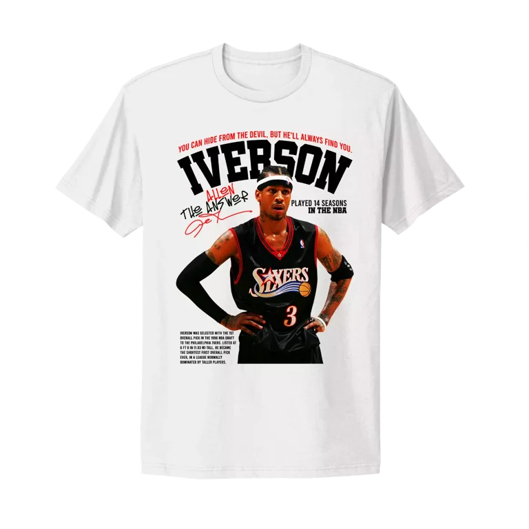 Allen iverson the answer shirt store