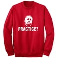 thumbnail image 1 of Allen Iverson We Talkin Bout Practice Philadelphia Crew Neck Sweatshirt, 1 of 1