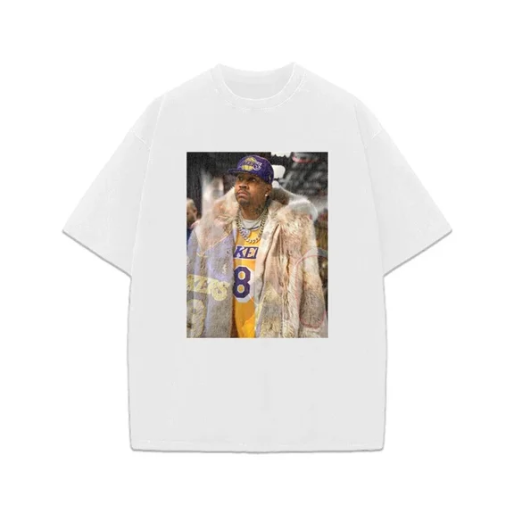 Allen Iverson x Kobe Bryant Tribute 90's Basketball Vintage Style Men T-Shirt