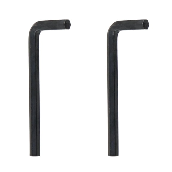 Allen Key Wrench, 6mm L-Shaped Long Arm Hex Wrenches, Black-2Pcs | High-Strength Carbon Steel, Standard Hexagonal Precision, for Furniture Assembly, Tool Repairing
