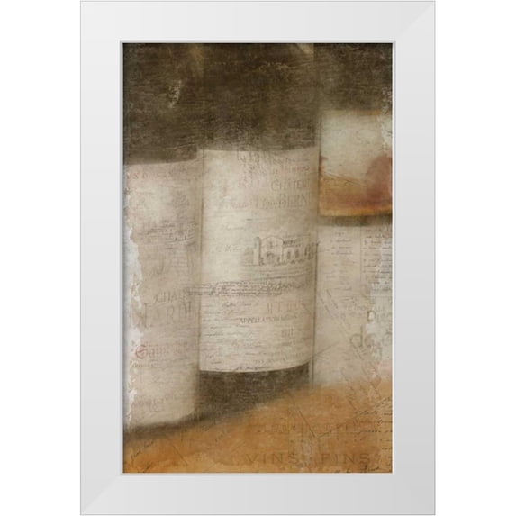 Allen, Kimberly 10x14 White Modern Wood Framed Museum Art Print Titled - Vintage Wine 2