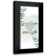 thumbnail image 1 of Allen, Kimberly 10x18 Black Modern Framed Museum Art Print Titled - Gratitude Enough 1, 1 of 5