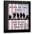 thumbnail image 1 of Allen, Kimberly 11x14 Black Modern Framed Museum Art Print Titled - Home Of The Free, 1 of 5