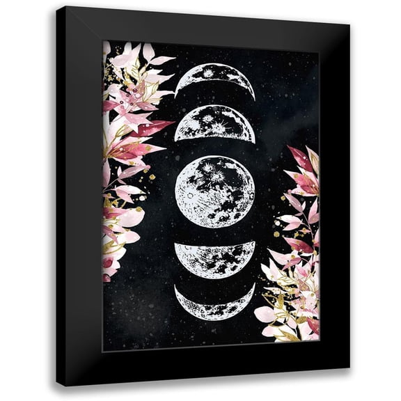 Allen, Kimberly 11x14 Black Modern Framed Museum Art Print Titled - Moon Phases