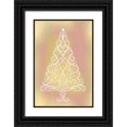 thumbnail image 1 of Allen, Kimberly 11x14 Black Ornate Wood Framed with Double Matting Museum Art Print Titled - Frosted Christmas Gold, 1 of 4